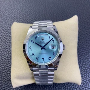 Rolex Day Date Arabe Ice Blue Platinum - Image 2