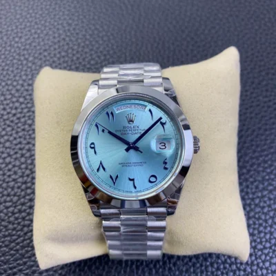 Rolex Day Date Arabe Ice Blue Platinum