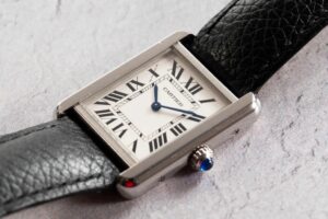 Cartier Tank Solo Two-tone fond noir - Image 4