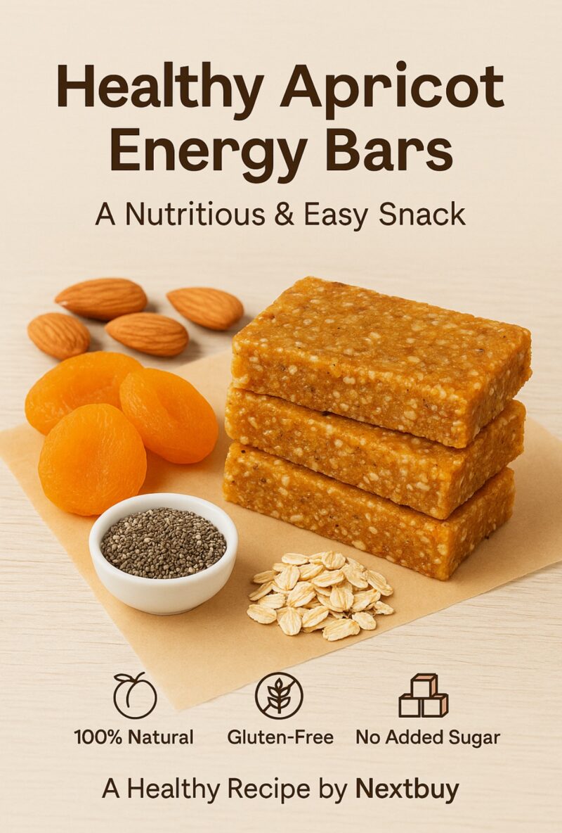 Healthy Apricot Energy Bars – Full Recipe eBook